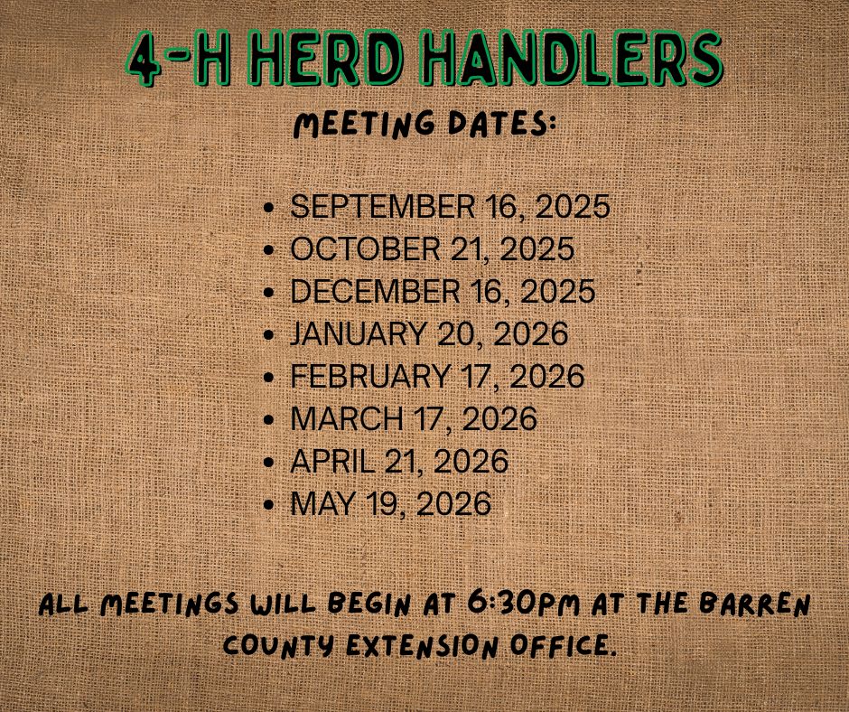 herd handlers meeting dates